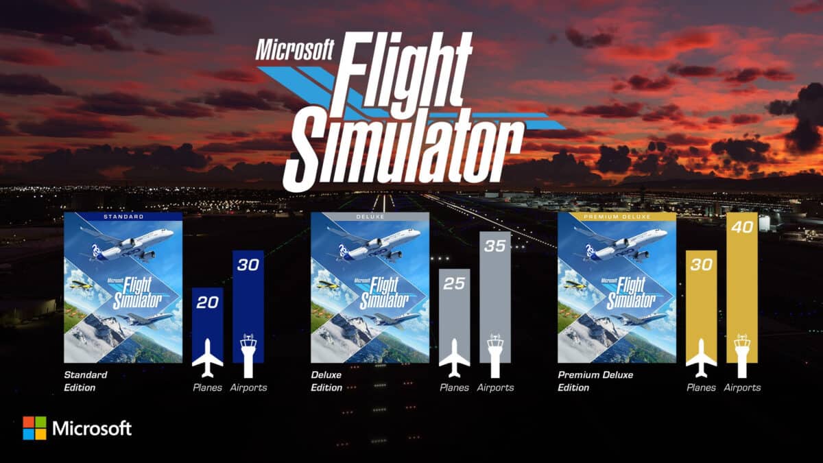 Microsoft Flight Simulator Standard Version, Jeux