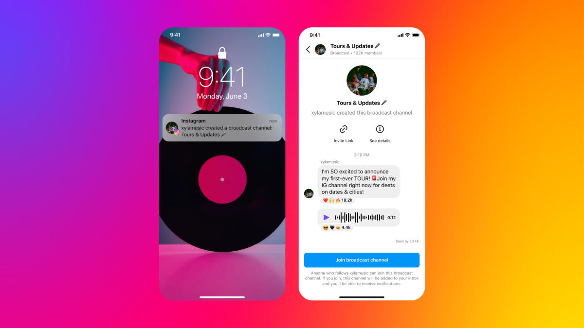 Meta introduit les canaux de Telegram dans son app Instagram