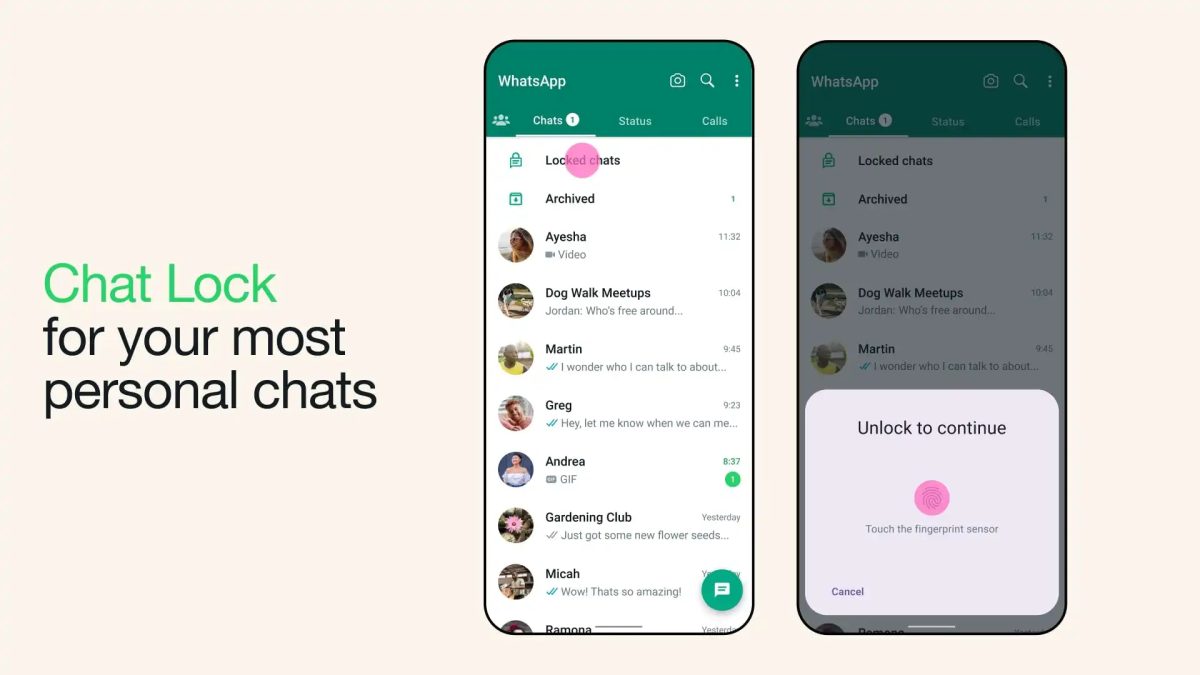 Utilisez le verrouillage des discussions de WhatsApp pour garder vos conversations sensibles loin des yeux indiscrets