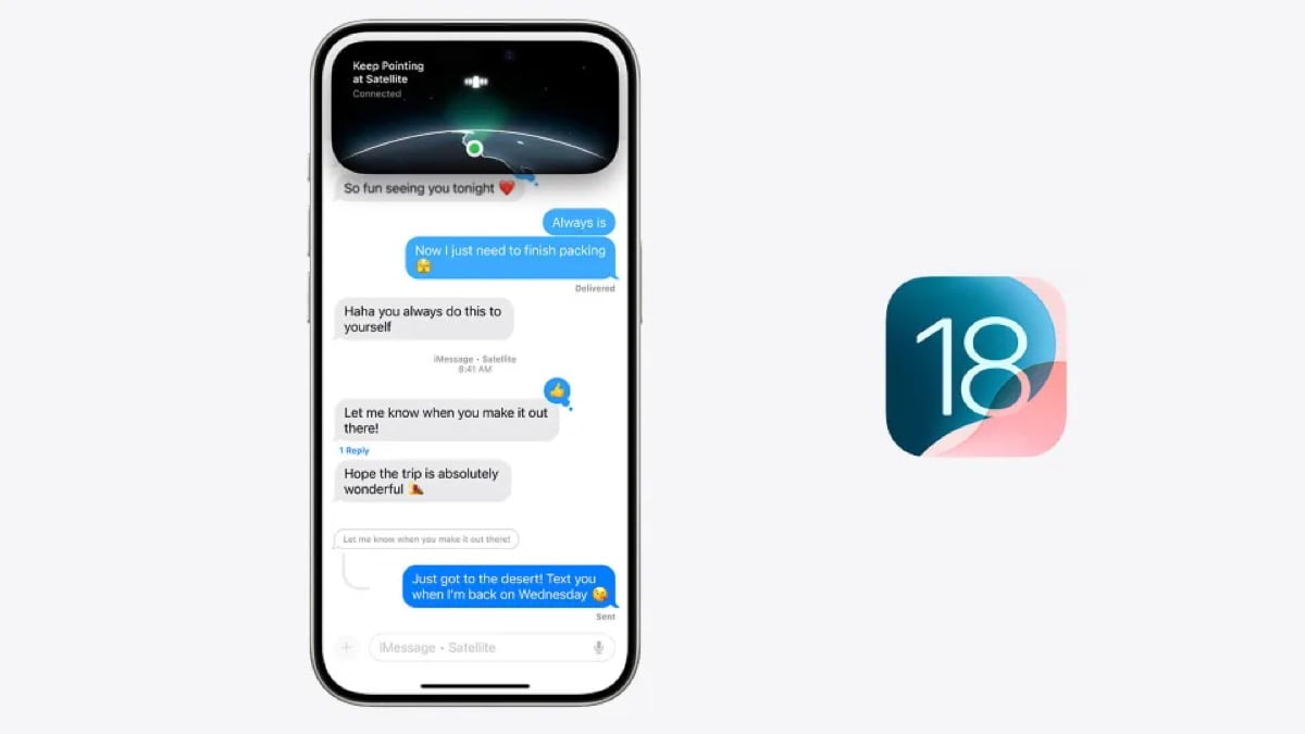 Fonctionnement et coût de l’app Apple Messages par satellite sur iOS 18