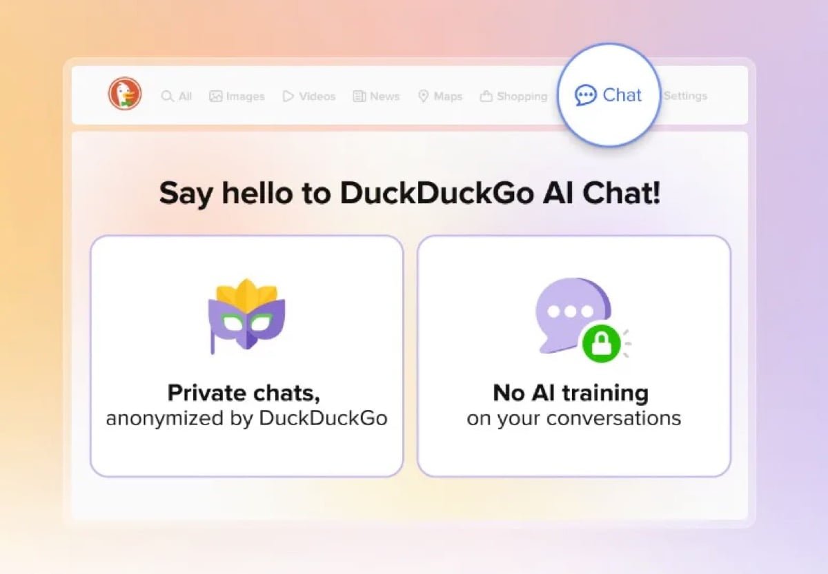 Regarder la vidéo DuckDuckGo plonge dans l’univers des chatbots IA