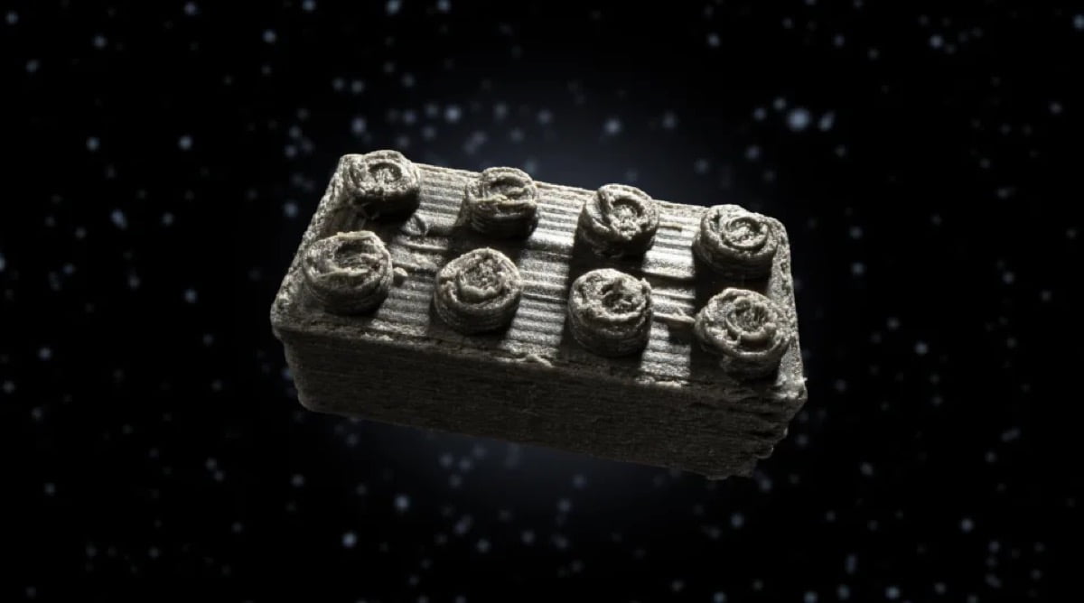 Des briques Lego en poussière de météorite exposées dans certaines boutiques